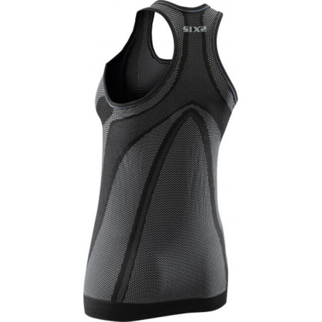 Maglia Termica Moto Black Carbon Six2 Donna